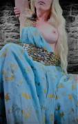 The Queen of Meereen stretches [f][game of thrones]