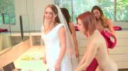 This bashful bride is feeling awkward and incredibly horny [x-post r/happyembarrassedgirls]