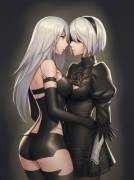 YoRHa 2B and A2