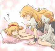 Sneaking a peek while she sleeps