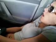 In the car