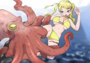 Underwater encounter.