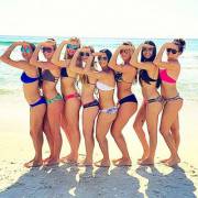 Bikini line-up