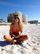 Babe on beach