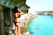 Bikini by the water