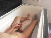 Horny in the bath