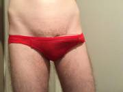 Sissy in red panties