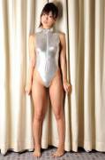 Yukiko Hachisuka - silver one-piece