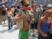 Earning her beads