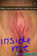 I just want to slide it inside