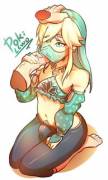 Link loving the new outfit