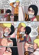 Sarada's Delivery Service (Short Comic) [Sarada x Naruto]