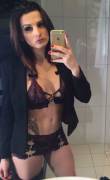 Shemale in Boots and Lingerie