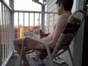 Baring On The Balcony