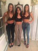 Three tiny crop tops