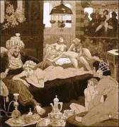 The Harem illustrated by Franz von Bayros (c. 1912)