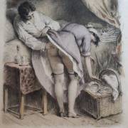 The Laundress from "L'Oeuvre Libertine" illustrated by Paul-Emile Becat (c.1948)