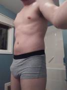 Front and rear view in my new H&amp;M briefs.