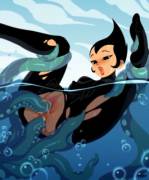 Ashi's aquatic ninja training (OptionalTypo) [Samurai Jack] [F]