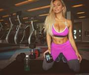 At the gym