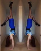 Upside down