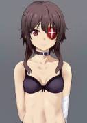 An innocent crimson demon