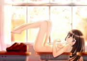 Ruri on a desk