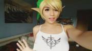 Otohime Nami as Link (The Legend of Zelda) [GIF]