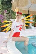 Megan Coffey as Lifeguard Mercy