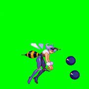 Q-Bee (Darkstalkers) and Kuromaru