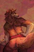 Werewoof bum and jockstrap [eyrich]