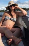 Preggo boating trip