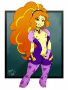 Adagio flashing a bit of bush (ponutjoe) [My Little Pony: Equestria Girls]