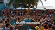 Bouncing boobs at the pool party