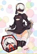 9S being cute [x-post r/traphentai]