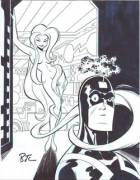 Medusa beckons her king (Bruce Timm)