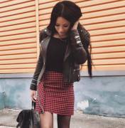 Plaid skirt