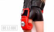 Red Leather Boxing Gloves