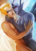 R63 Vengeful Spirit and Skywrath Mage, by Banni