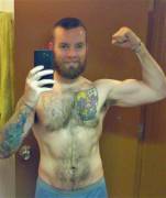 Hit a milestone with my fitness so I figured I'd post another pic.
