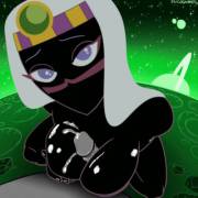 Queen Tyr'ahnee tittyfuck (incogneato) [Duck Dodgers / Looney Tunes]