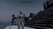 [Elf] [NSFW] Enjoying the night air on Solstheim