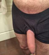 just after shower