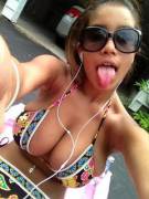 Tongue and tits