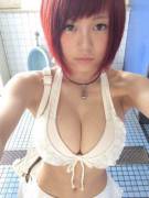 Bursting Asian Redhead