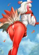 Bird Butt [Crested Ibis][Leggings]