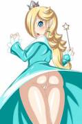 Rosalina going commando (Mario)