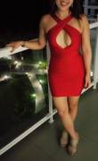 amateur asian in a few dresses