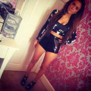 Going for the dominatrix look