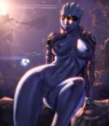 Peebee showing off (Ultamisia)